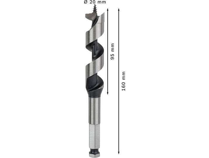 Mèche à bois PRO Wood\, 20 x 95 x 160 mm