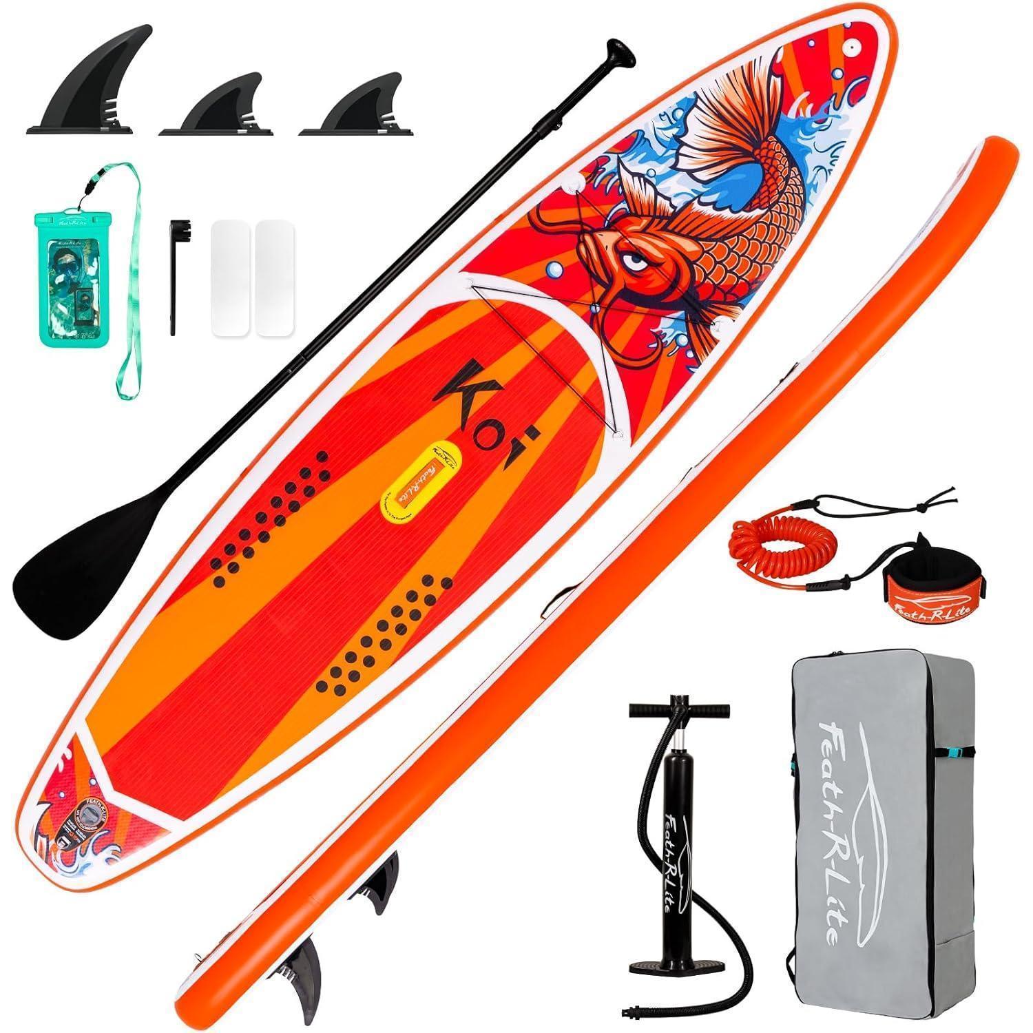 Stand Up Paddle Board 350CM KOI-ROT KLASSIC mit Zubehör