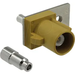 DELOCK 89811 - HF FAKRA K Stecker Federpin zum Löten 1 vorgestanztes Loch