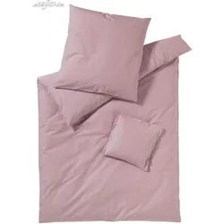 Elegante Perkal Bettwäsche »Classico« Bordeaux 7023-01 Kissen 40x80 cm