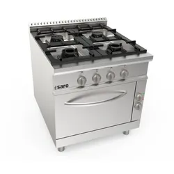 SARO Gasherd +Elektroofen 4 Brenner Modell LQ / CUG4NE