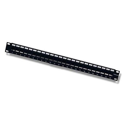 Intellinet Blank 24 Port Panel für 1U Keystone Jack 19 " mit einem Kabel-Veranstalter (720328)