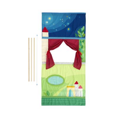 Türtheater HABA, bunt, Puppentheater, Kinder, Holz, Metall, Polyester