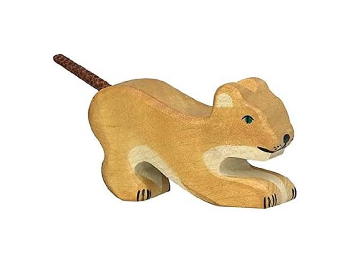 Holztiger Leeuw, klein, spelend, 80142