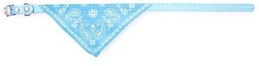 Uplift Essentials Cute Printed Bandana Cat & Puppy Collar sky Blue