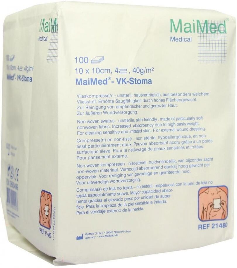Vlieskompressen 10x10 cm 4fach unsteril