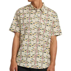 RVCA LAURYN ALVAREZ EYE FLORAL Hemd 2025 light khaki - L