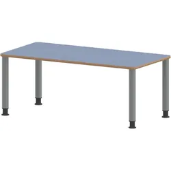 Tisch ZALOTTI mit Linoleum-Belag