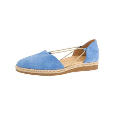Riemchenballerina PAUL GREEN "Paul Green Halbschuhe Veloursleder", Damen, Gr. 40, pacific, Veloursleder, Schuhe Riemchenballerina