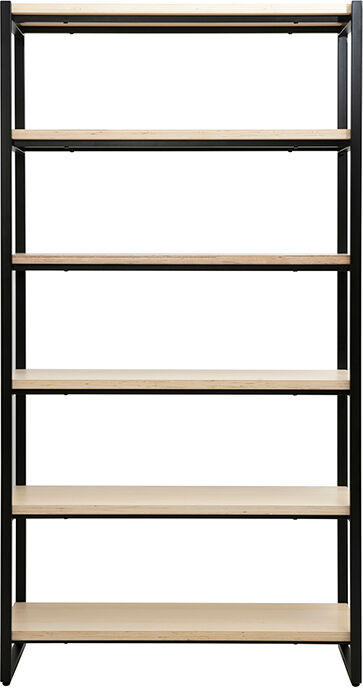 Miliboo Industrielles Bücherregal Holz und Metall ARISTOTE
