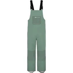Normani, Mädchen, Skihosen, Kinder Winter Latzhose „Paulatuk“ - 8755 (158), Grün