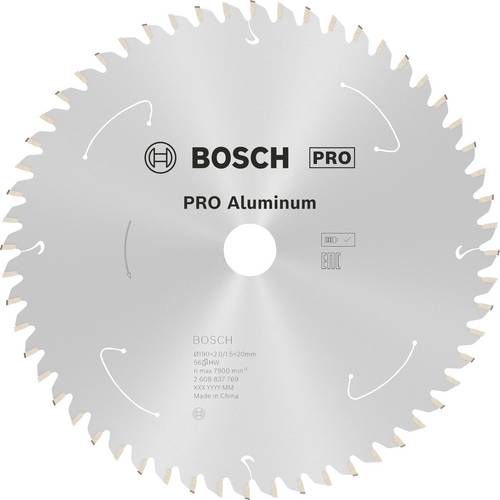 Bosch Accessories 2608837769 Kreissägeblatt 190 x 20mm Zähneanzahl: 56 1St.