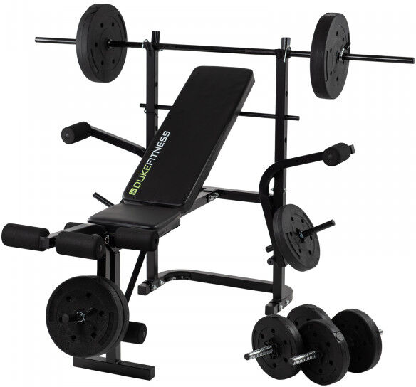 Duke Fitness Hantelbank Set