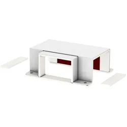 OBO 7216613 T-Abzweig für Wand- und Deckenmontage 70x110 Stahl lackiert reinweiß RAL 9010 BSKM-TA 0711RW
