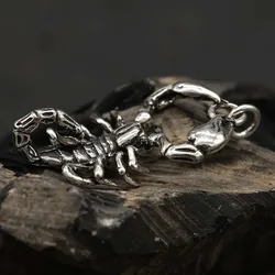 Drachensilber Riesiger Skorpion 925 Silber Schmuck Anhänger Scorpion - Silber