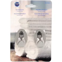 Haken-Set RVS (BHT 3,50x5x2 cm) - BHT 3,50x5x2 cm