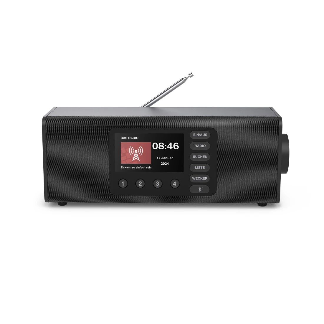Hama 054262 DR2002 DAB+/UKW Radio Bluetooth (Schwarz) 00054262