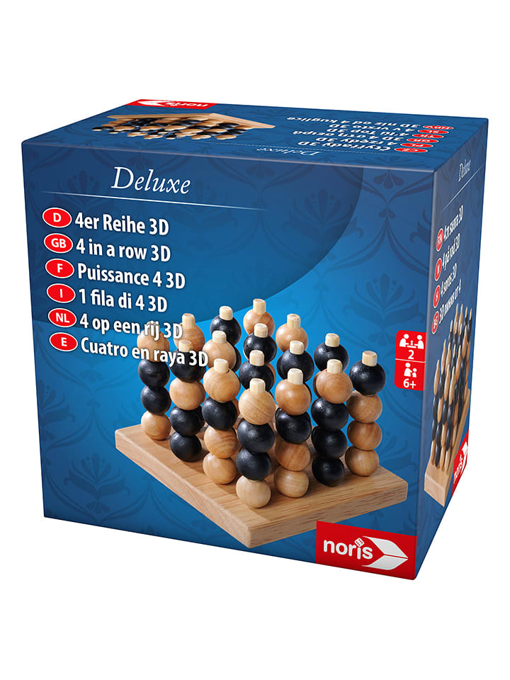 Noris Spiel "Deluxe 4er Reihe 3D" - ab 6 Jahren - onesize