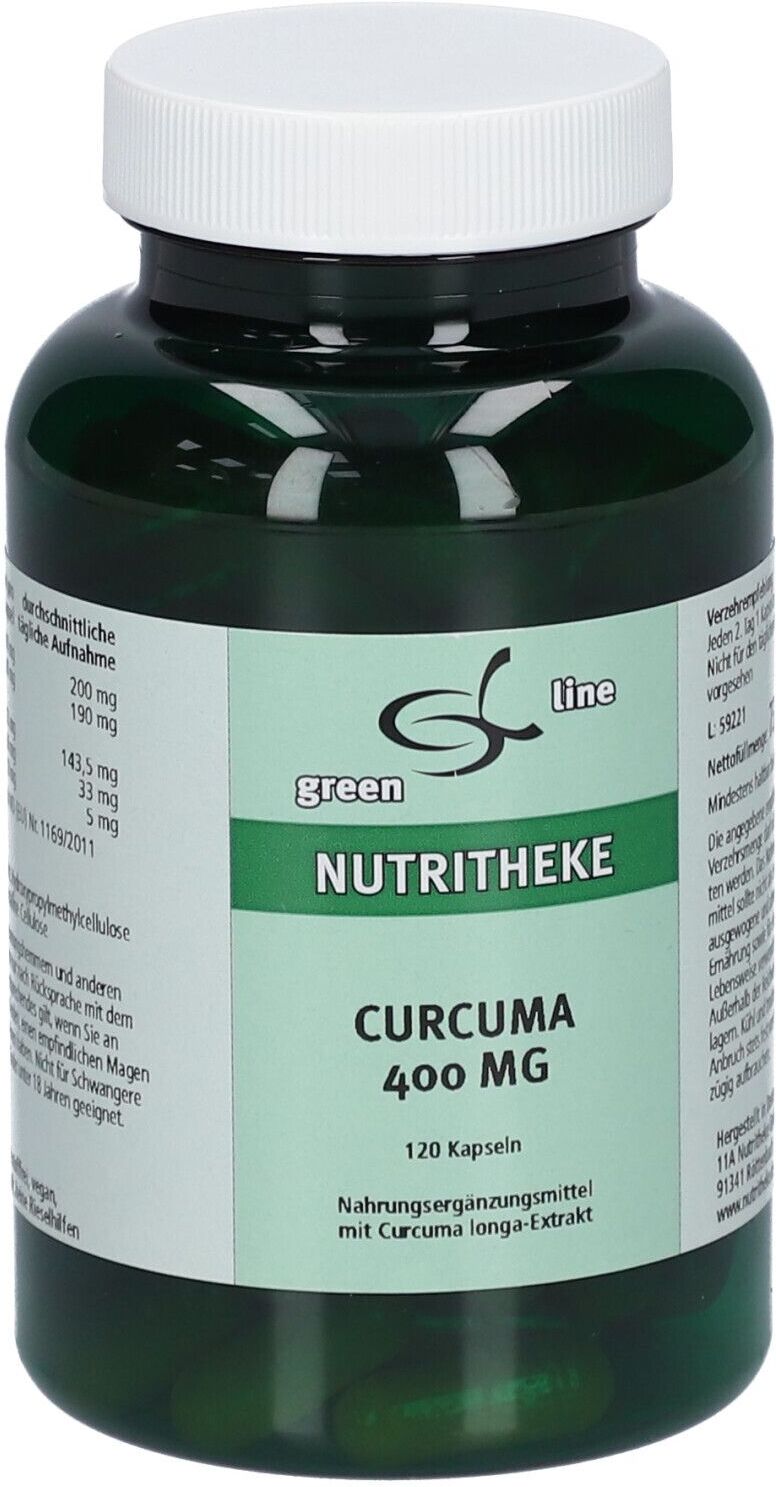 Nutritheke Curcuma 400 mg Kapseln 120 St
