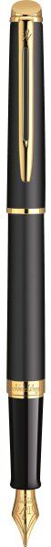 Waterman Hémisphère Matte Black Gt Fyldepen   F