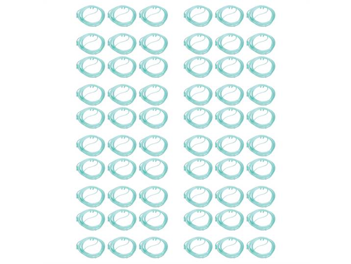 A71Z 60 pièces canules d'oxygène 2 mètres canule nasale tube d'oxygène nasal souple canule O2 pour adultes