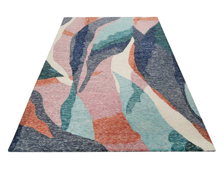 Teppich ESPRIT Hills, ESP-39871 , bunt, B:80cm H:8mm L:150cm, Polyester, Teppiche, Teppich, handgetuftet, modern, abstraktes Design für Wohn-, Schlafzimmer