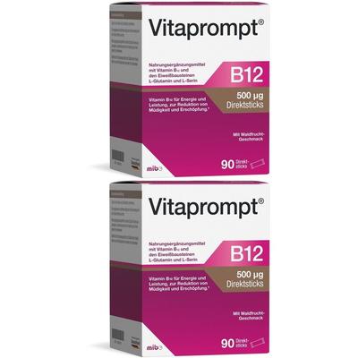 Vitaprompt B12 500 µg Direktsticks 2x 2x90 St Beutel