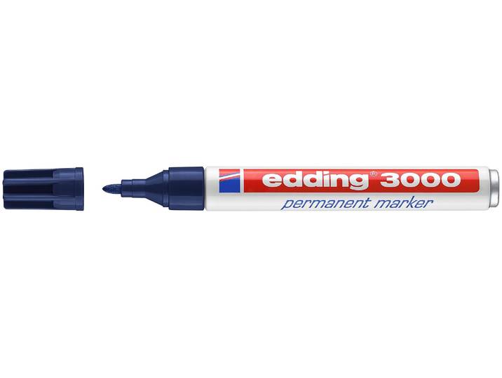 edding Permanentmarker 3000 stahlblau