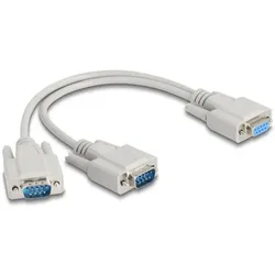 DeLOCK 67160 Serien-Kabel Beige 0,3 m DB-9