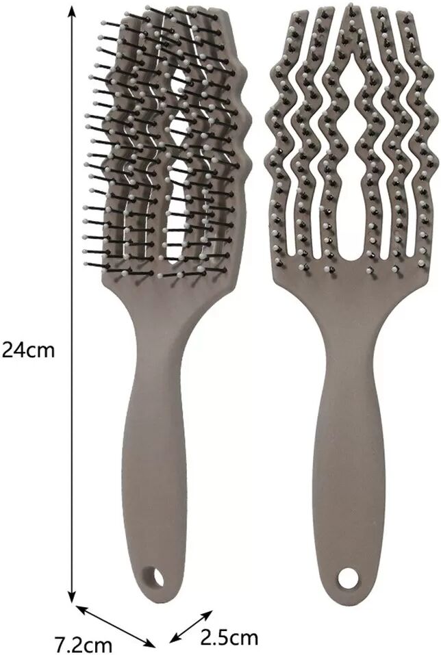 INF Massage Haarbürste mit Nylonborsten zum Entwirren und zur Kopfhautberuhigung