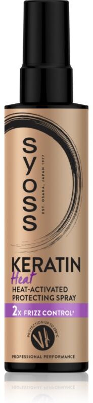 Syoss Keratin Heat spray protecteur pour protéger les cheveux contre la chaleur 200 ml