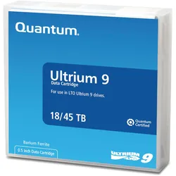 Quantum data cartridge LTO9 pre-labeled can only be ordered in packs of 20 (LTO, 18000 GB), Cartridge