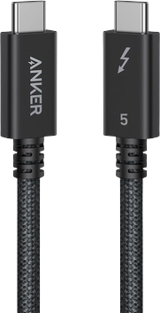 Anker Prime Thunderbolt 5 Cable (3.3 ft / 1.7 ft, 80 Gbps, 240W)