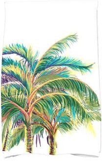 E by Design 18 x 30-inch, Vacation, Floral Print Kitchen Towel