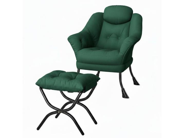 GarveeMore Ohrensessel Relaxsessel mit Hocker Ohrensessel Polstersessel Faulsesse
