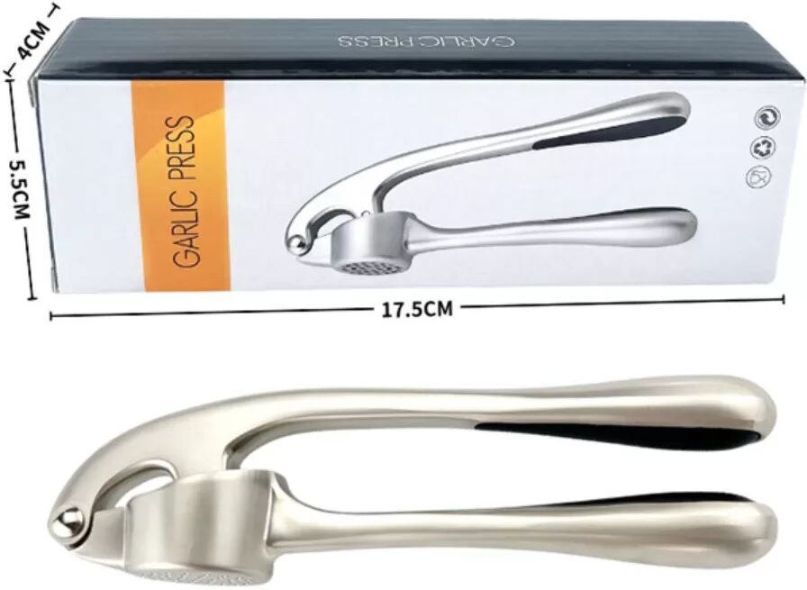 INF Presse-ail Nickel Perle - Broyeur d'ail en alliage de zinc, outil de cuisine