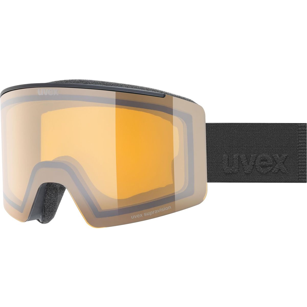 Uvex Ignite black matt yellow one size S5501622230
