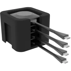 Hagor CON-Line Dongle Tray optionales Zubehoer fuer Medienstelen der CON-Line Serie, Digital Signage Zubehör, Schwarz