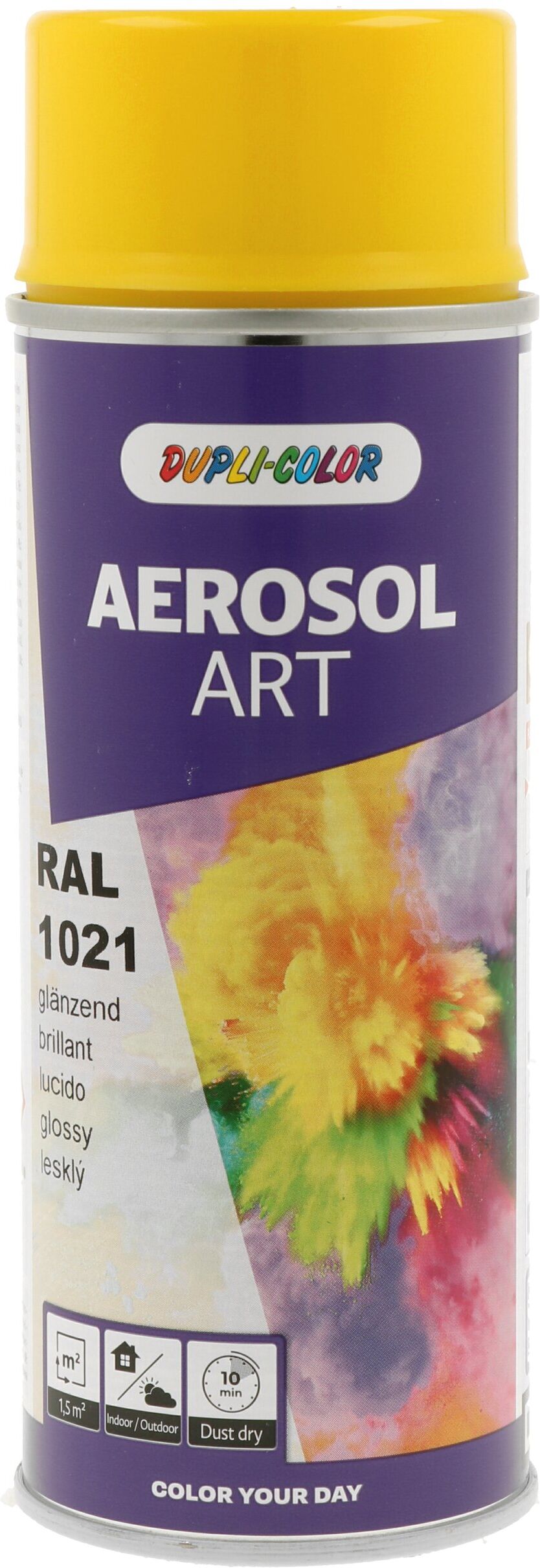 Dupli Color Lack Aerosol Art Ral 1021 Rapsgelb Gl. 400ml 722493 0.4l