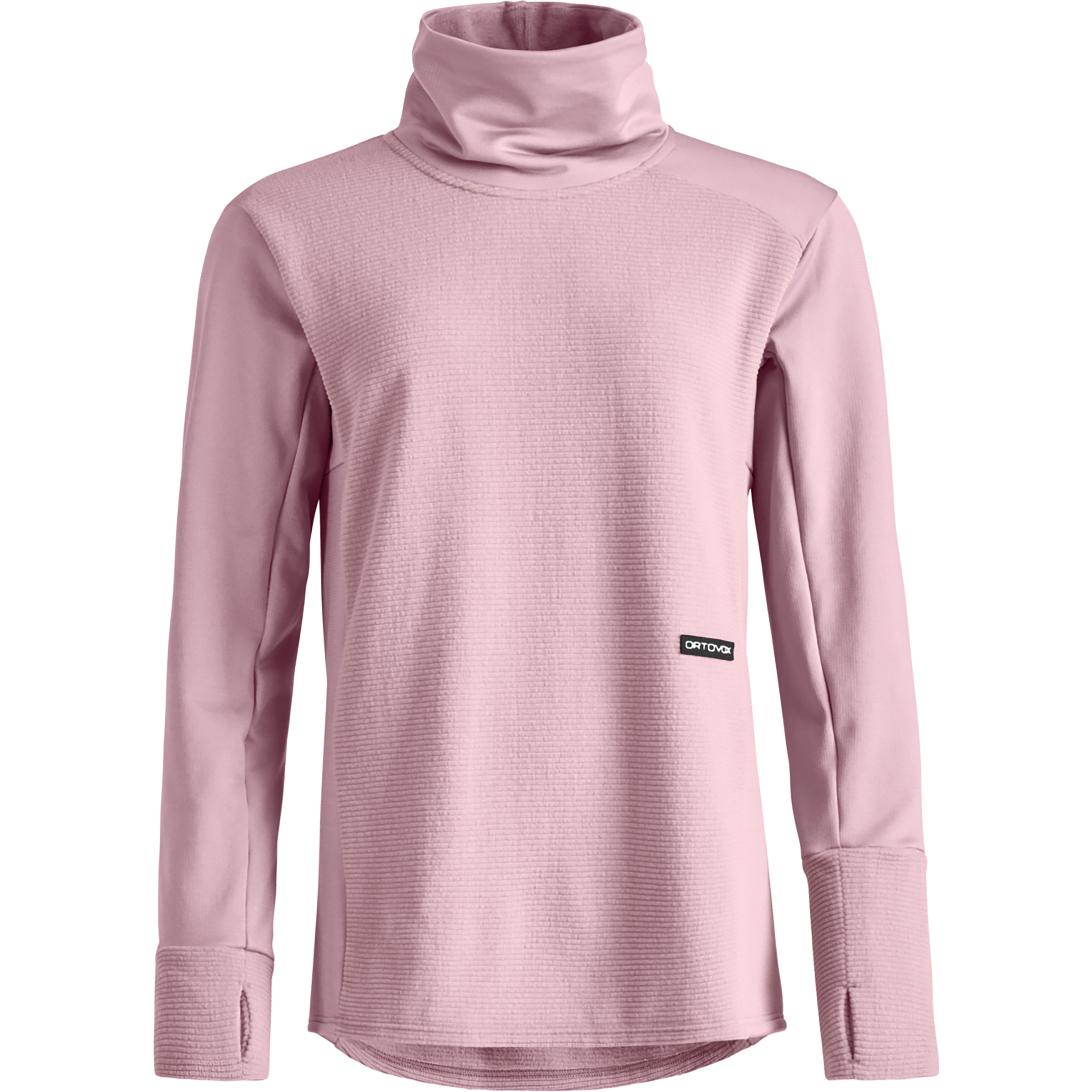 Ortovox Fleece Cord Damen Longsleeves Merino rosa Größe S Trekking Atmungsaktiv Merinowolle