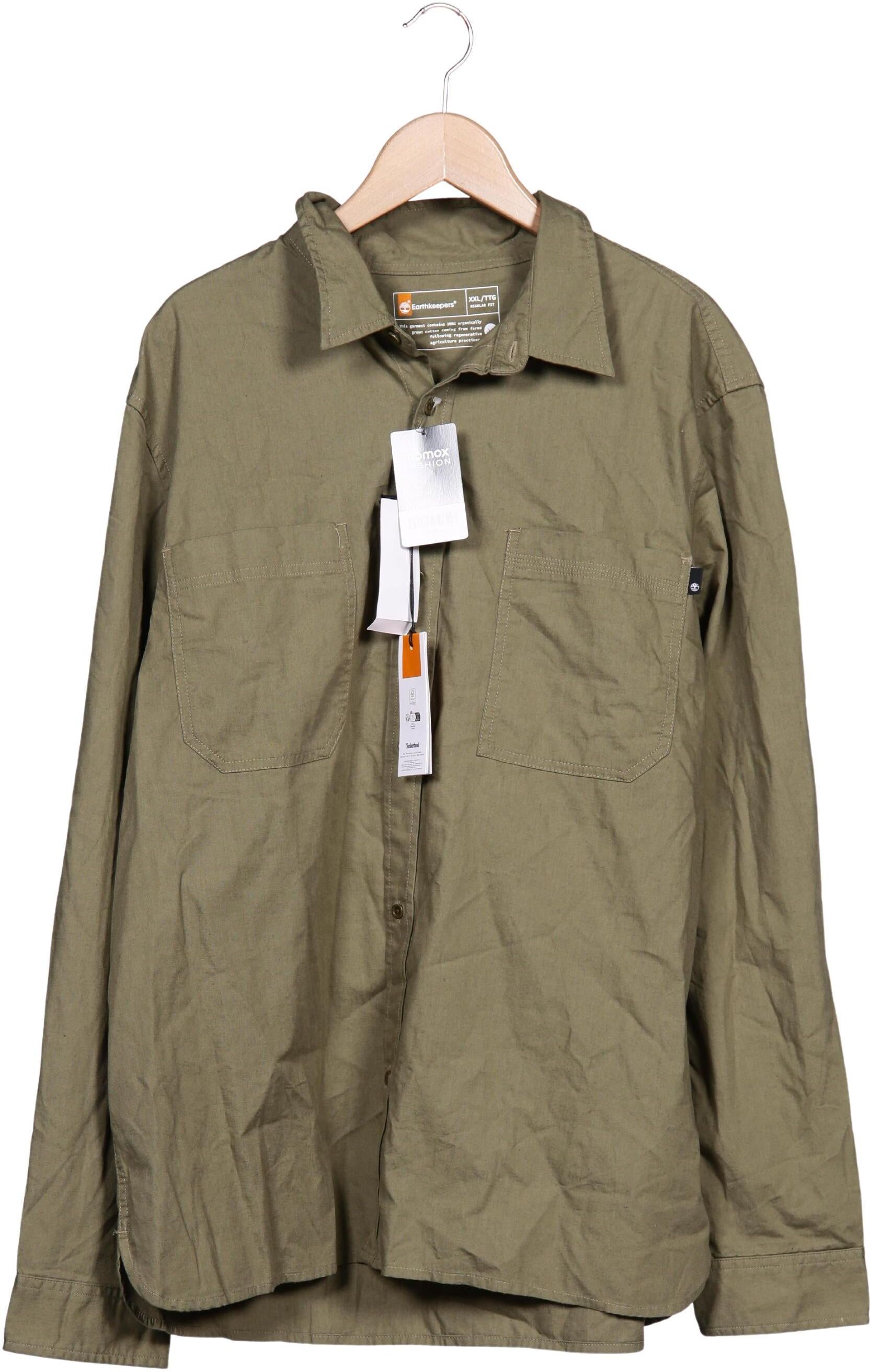 Timberland Herren Hemd, Grün, Gr. Xxl, Baumwolle - Second Hand