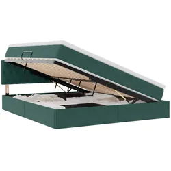 vidaXL, Bett, Altenglan (Gestepptes Design) (160 x 200 cm)