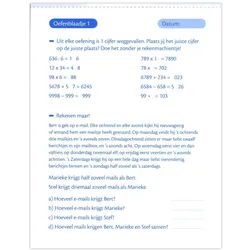 Deltas Mathe-Übungsblätter (9-10 Jahre) (Niederländisch)