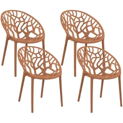 CLP 4er Set Stuhl Hope   Farbe: terracotta