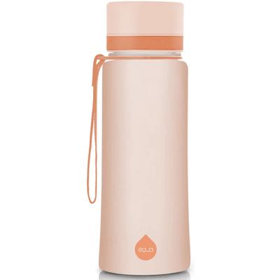 Trinkflasche EQUA "Plain Midnight", orange (transparent, orange), H:21cm, Tritan, Trinkflaschen, Trinkflasche, Tritan-Kunststoff, 600 ml