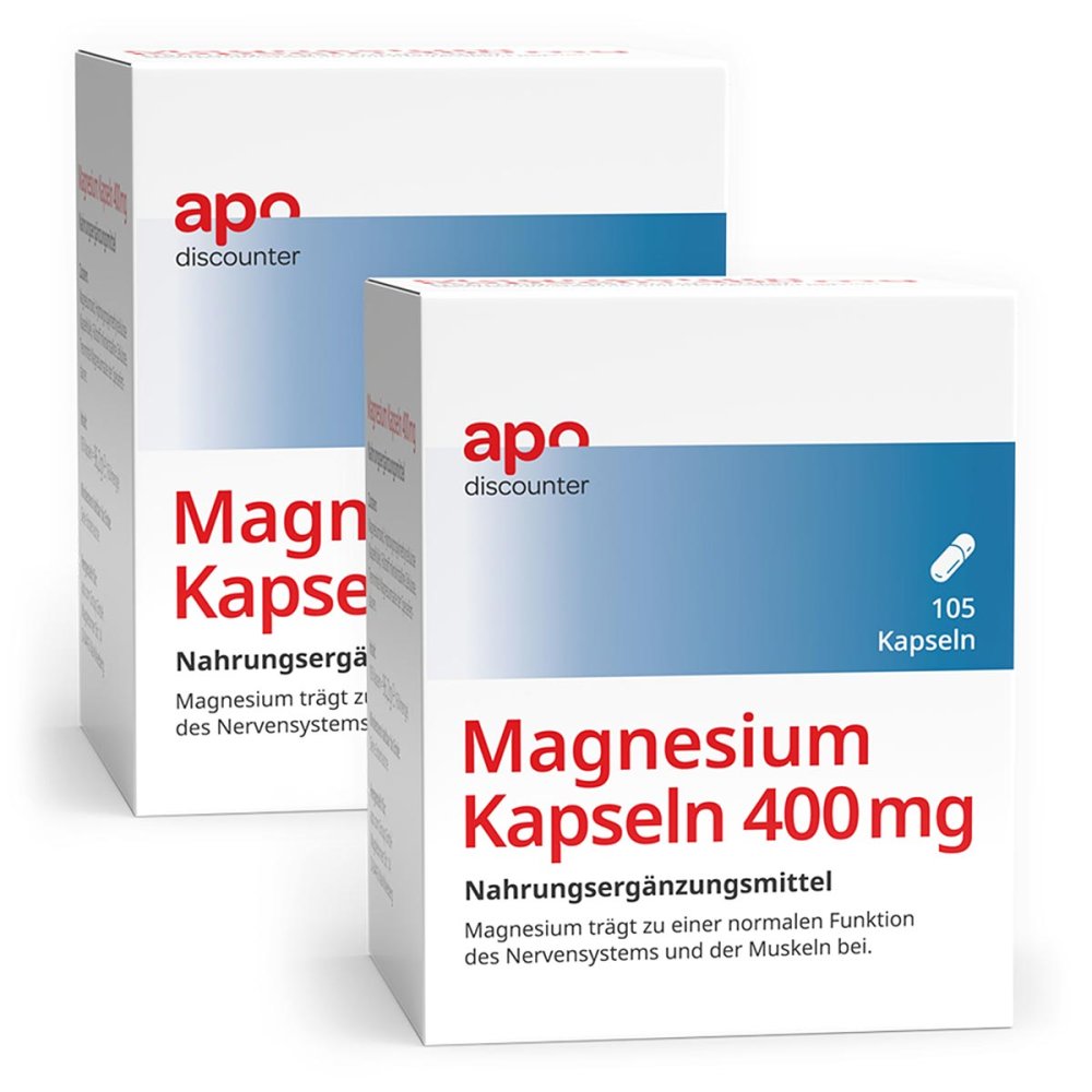 VIS-VITALIS GMBH Magnesium Kapseln 400 mg von apodiscounter 08102066