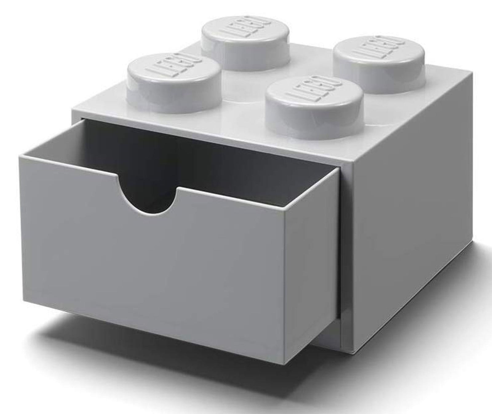 LEGO Opbergdoos voor bureau of lade, grijs