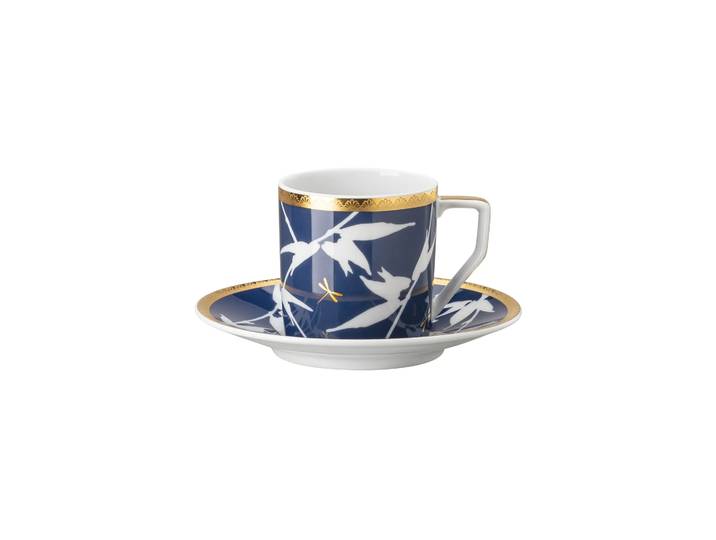 Rosenthal Tasse à espresso avec soucoupe Rosenthal Heritage Turandot Bleu