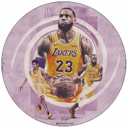 Essbares Papier: LeBron James (Lakers), 19,5 cm