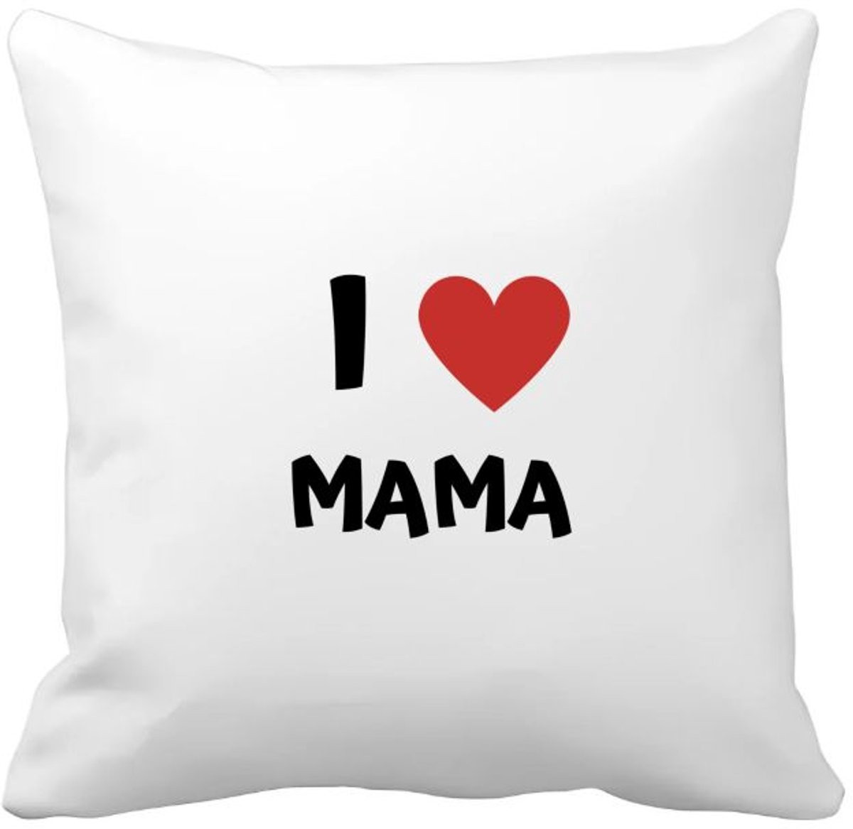 Akyol Kussenhoes I Love Mama - Moeder - 40 x 40 cm